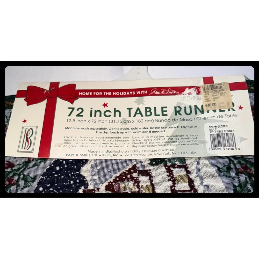 Vintage Park B. Smith Table Runner 72